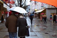 Click to enlarge: Rain in the Pedestrian Zone
