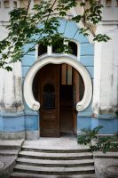 Click to enlarge: Art Deco Doorway, Gellert Hill