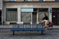 Click to enlarge: Bench and Biker
