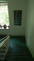 Click to enlarge: Green Staircase [f/4.5, 1/6 sec, 7mm-e, ISO 100, DMC-LX3]