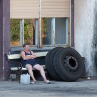 Click to enlarge: Tyres/Tired [f/7.1, 1/250 sec, 200mm-e, ISO 800, Sony A700]