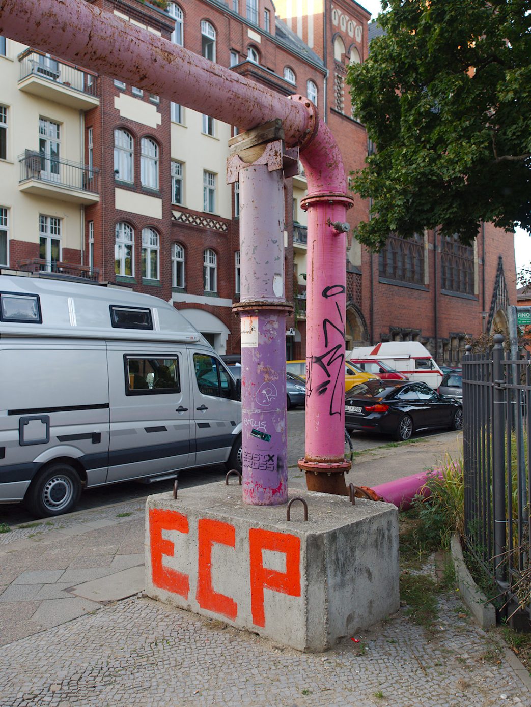 Pink Pipes. Tagged with Urban