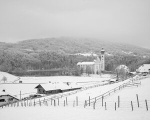 Höglwörth Monastery and Lake