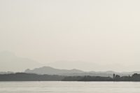 evening light over chiemsee, bavaria