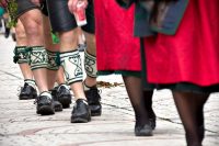 marchin’ feet and costumes
